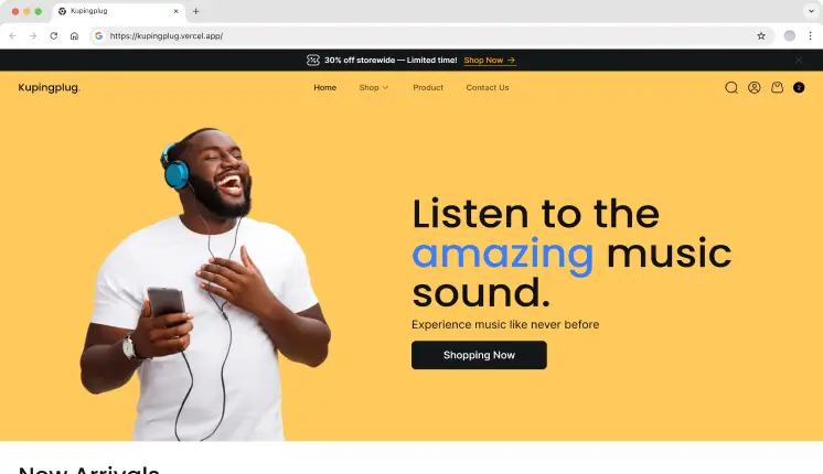 Kupingplug Nextjs Landing Page Template