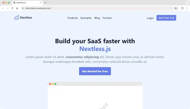NextlessJs Nextjs Landing Page Template