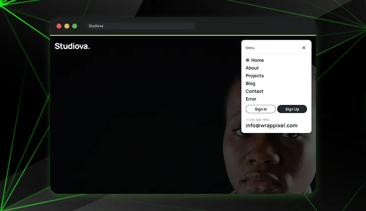 Studiova Bootstrap Sidebar