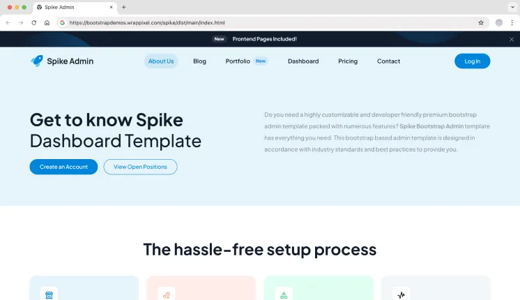 spike Website Template