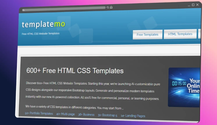 templatemo BootstrapMade Alternative