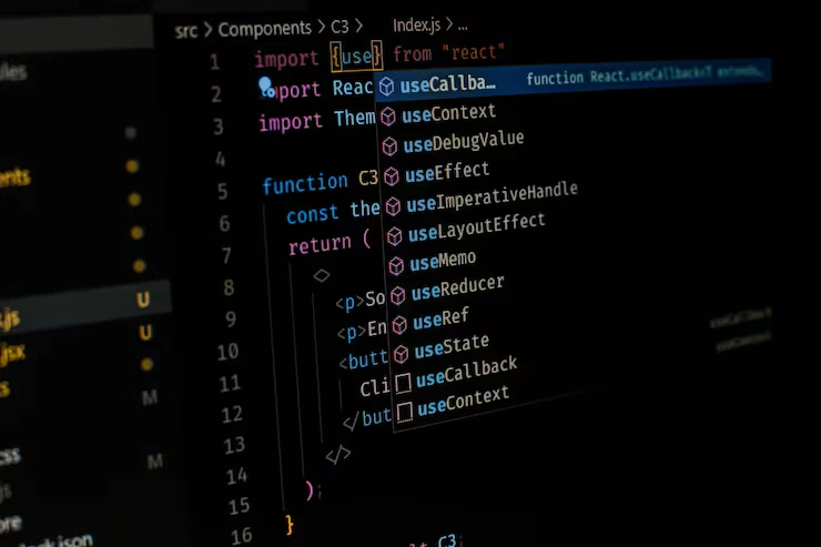 side shot code editor using reactjs