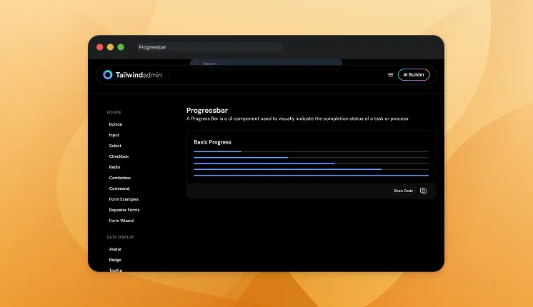 shadcn progressbar