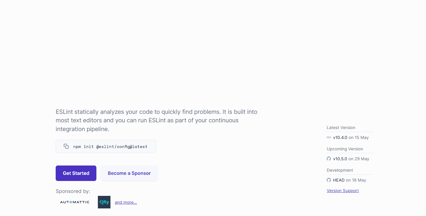 ESLint React NPM Package