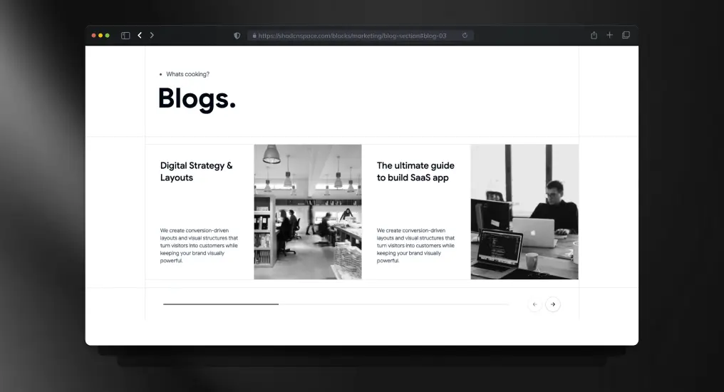 Editorial Blog Block