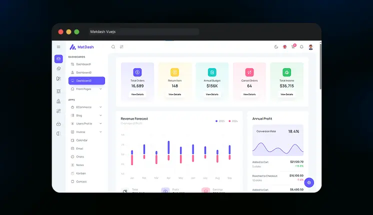 Matdash Vuejs