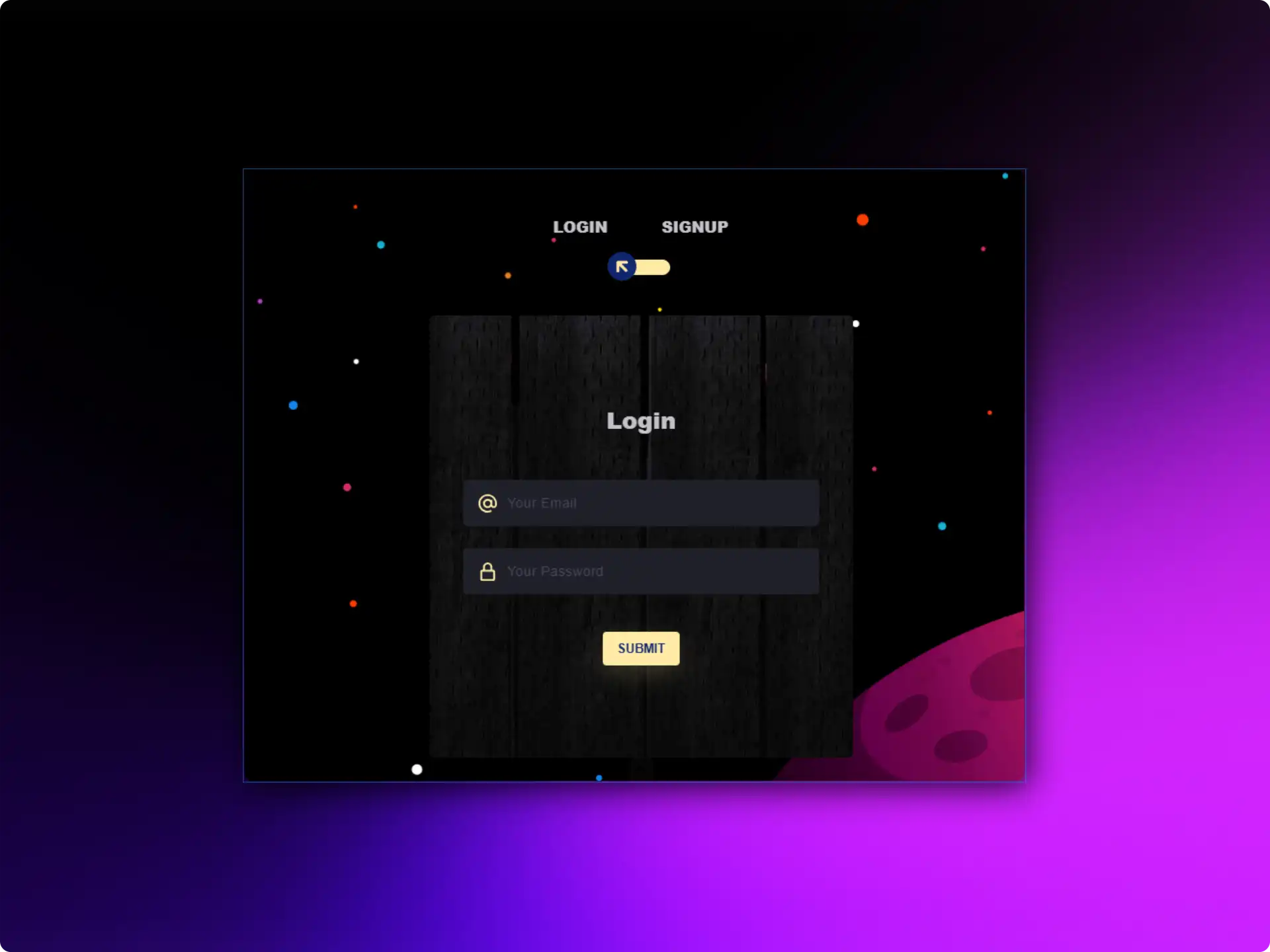 Open Source React Login & Sign Up Page React Login template
