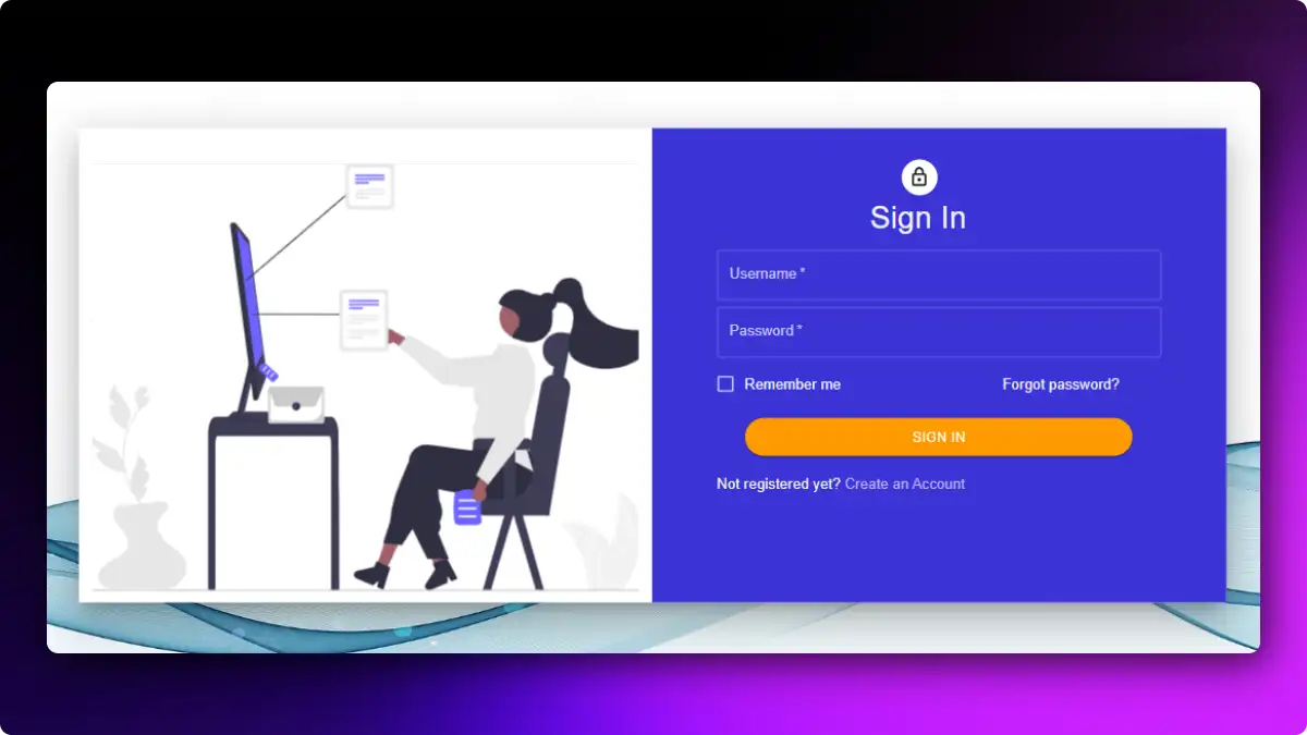 React Login Page Templates with MUI