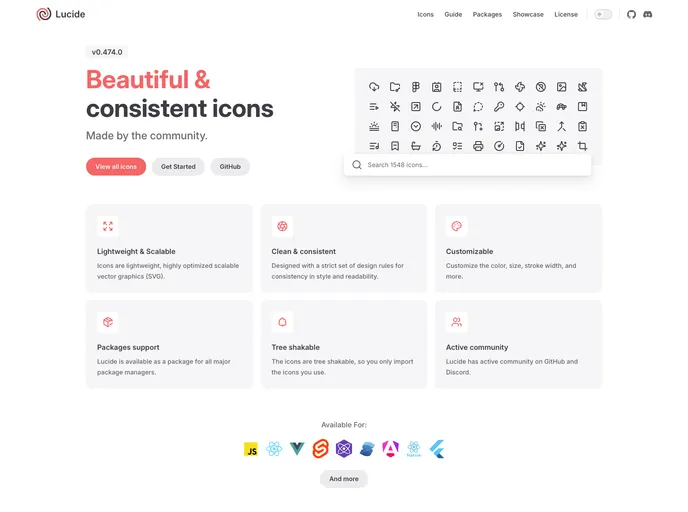 lucide react icon npm package