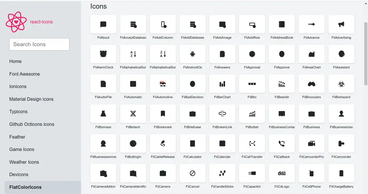 react-icons react npm