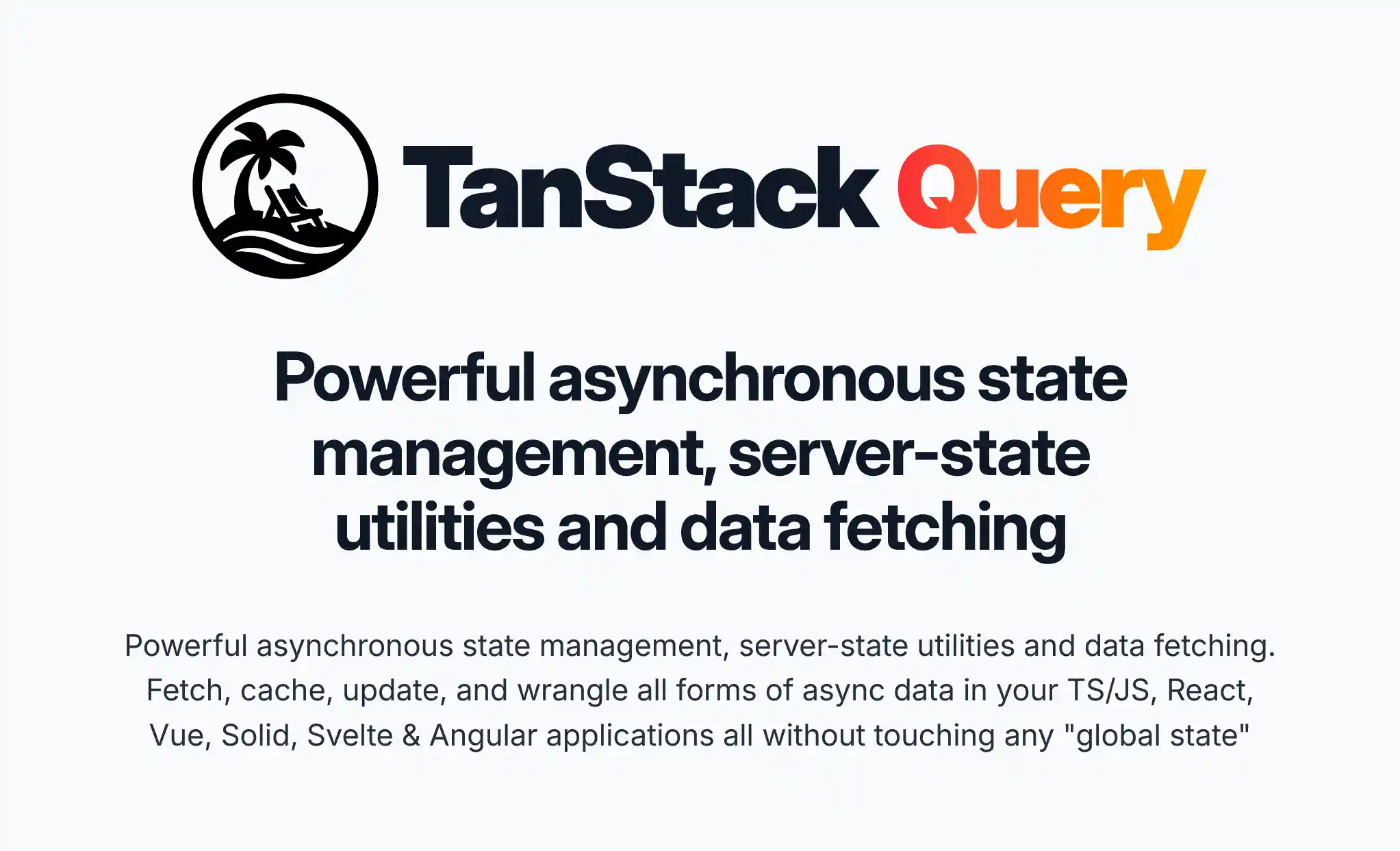 tanstack query react-query react npm package