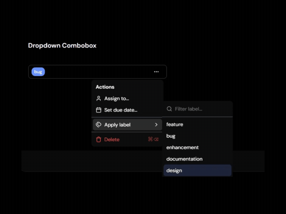 Shadcn Dropdown Combobox