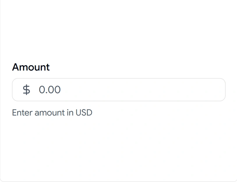 Input with Currency