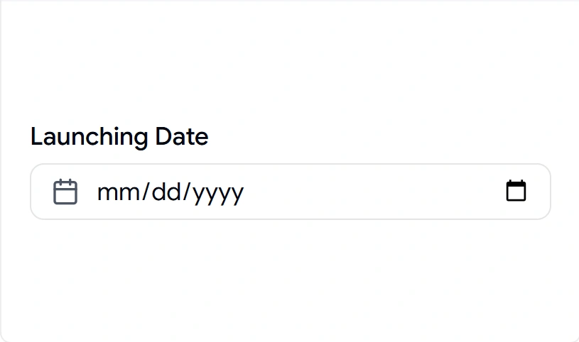Input with Date