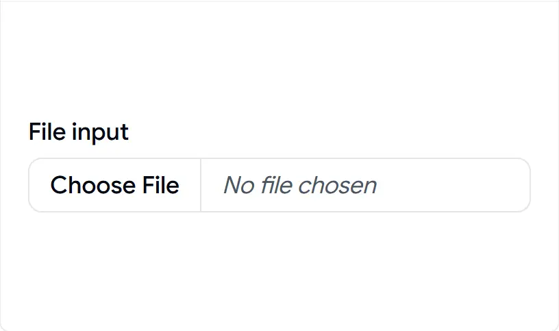 Input with File