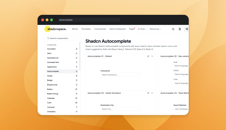 Autocomplete