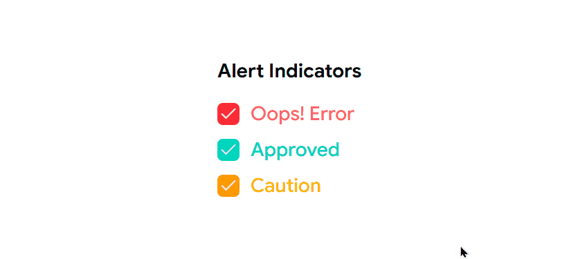 Shadcn Checkbox with colors