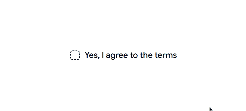 Shadcn Dashed Border Checkbox