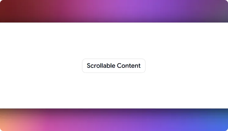 Scrollable Content
